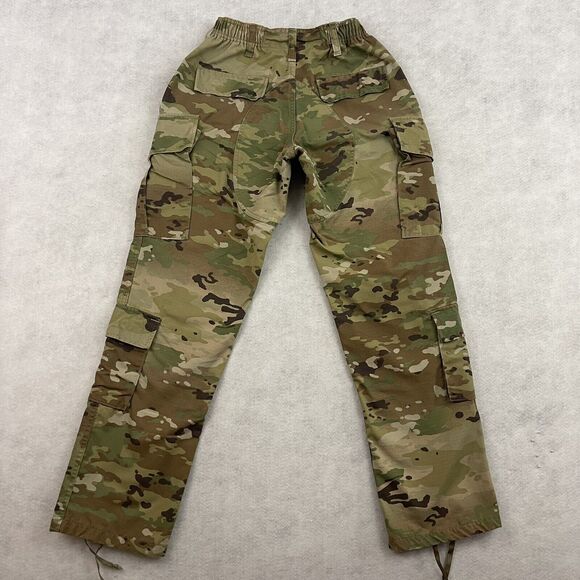 Military Combat Trousers Womens Size 28X30 Pants Green Camouflage Straight Leg - Picture 6 of 16